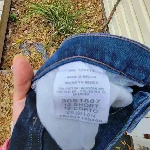 New W/O Tag Lee Relaxed Fit Straight Mid Rise Blue Jeans Women's Size 10 - Picture 9 of 11